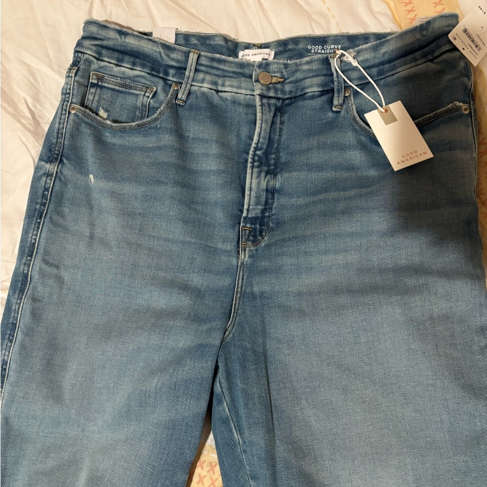 Good American Good straight curve  Denim Jeans